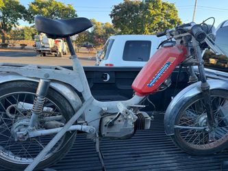 Vintage moped