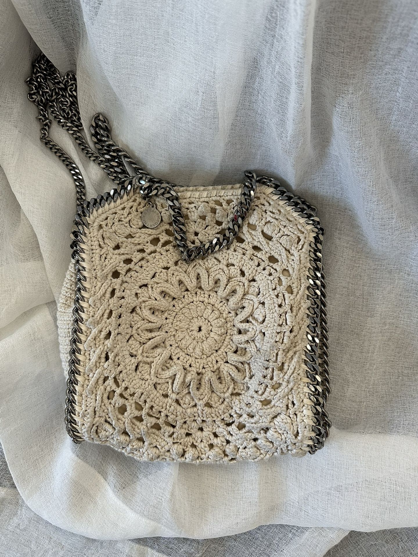Stella McCartney Mini Fallabella Crochet Tote