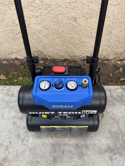Kobalt QUIET TECH 4.3-Gallon Portable Electric 150 PSI Twin stack Air Compressor
