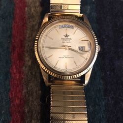 Helbros watch quartz day-date made in west Germany