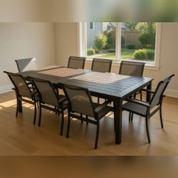 Telescope Casual 10ft MGP Patio Table and 8 Belle Isle Chairs - Like New - Oakland County, MI