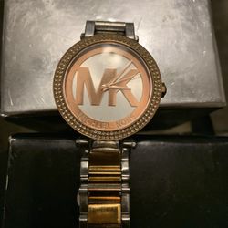 Michael Kors Parker Rose Gold And Silver 