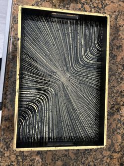 Black and Gold Tray