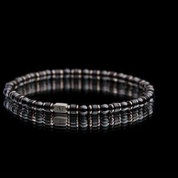 Onyx/Fine silver Aurum Brothers bracelet/ tags/ unworn