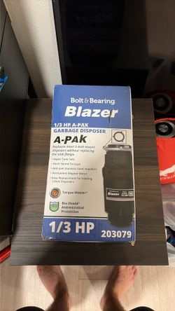 Garbage disposer bolt & bearing blazer 1/3 hp a-pak