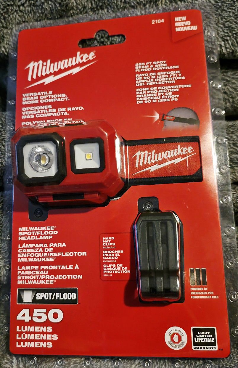 450 Lumen Milwaukee Headlamp