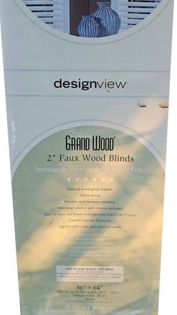 DesignView 2" Faux Wood Blinds