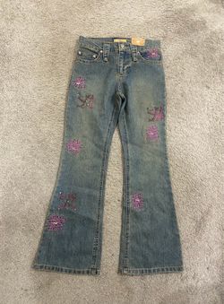 Girls Candie’s sequined flare jeans size 10 NWT
