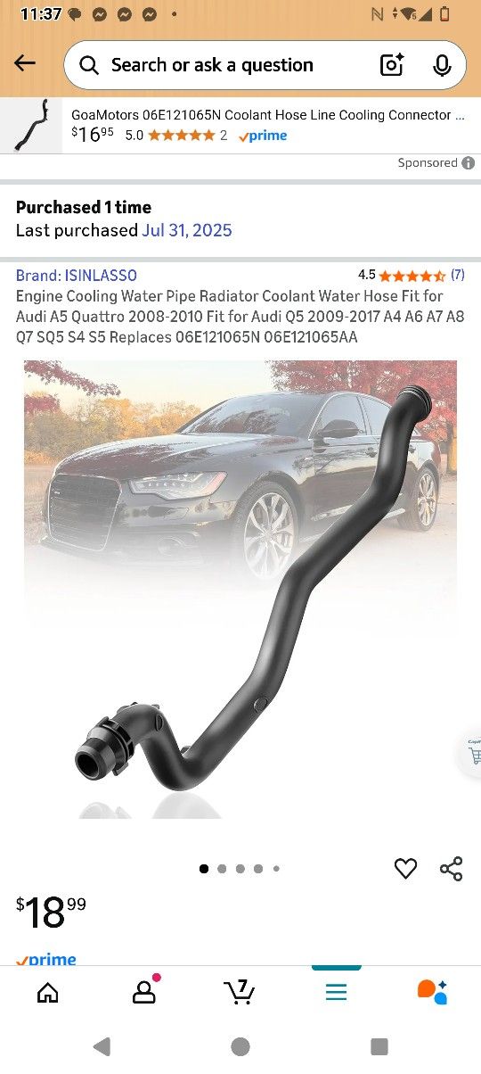 2016 AUDI PARTS