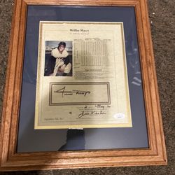 Signed Mays , Williams and Aaron 