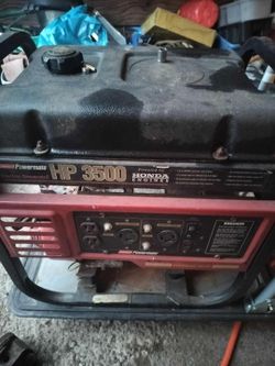 Honda Powered generator