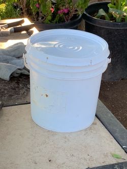 White Buckets Containers Tools