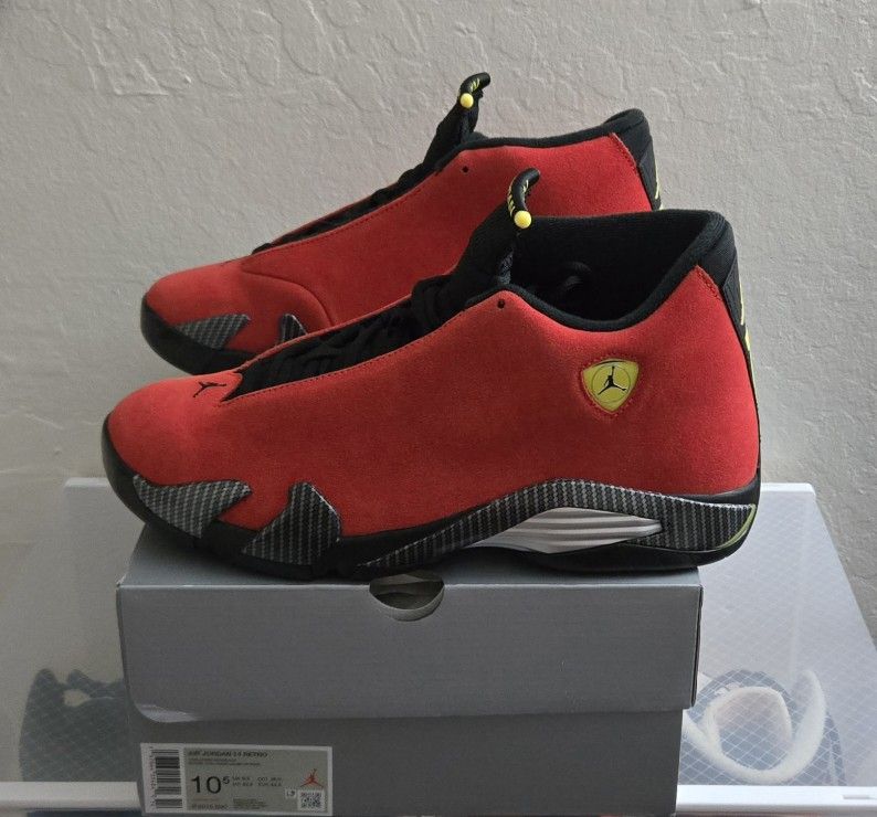 Jordan 14 Retro Ferrari (2025) Brand New DS 💯 Authentic Size 10.5m/If Post Is Up Then It's Available