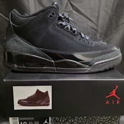 Air Jordan 3 Black Cat Sz 10