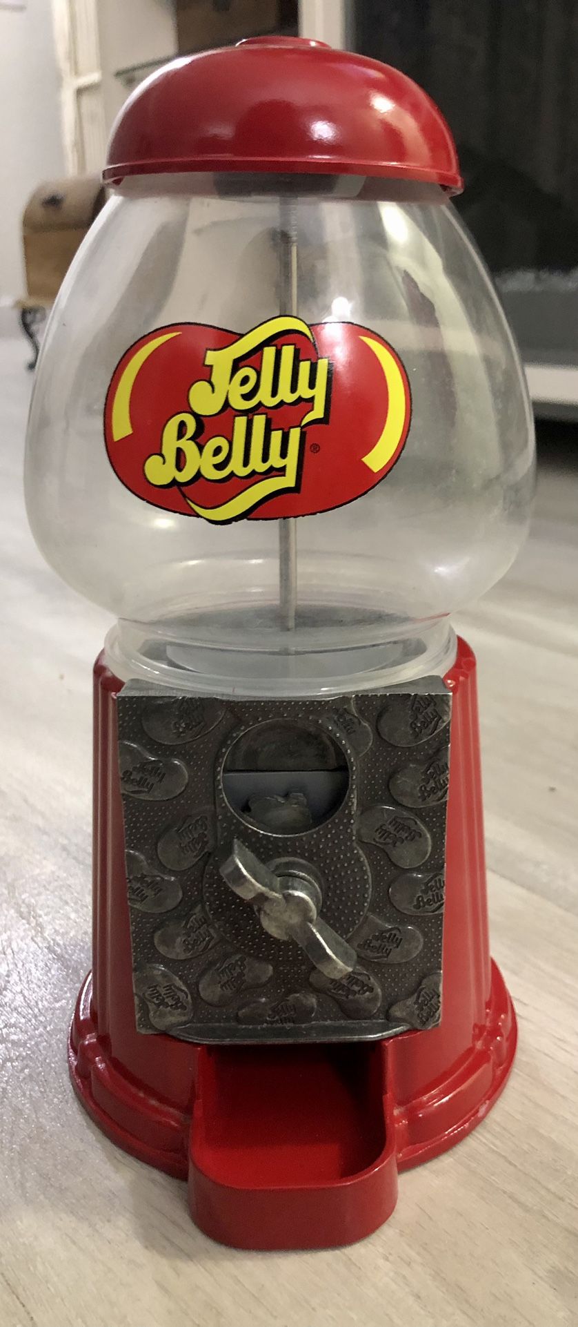 Jelly Belly Mini Bean Machine Candy Dispenser Bank Die Cast Metal w