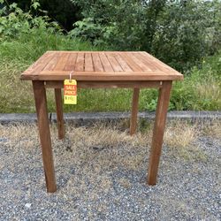Teak Wood Patio Dining Table (new)