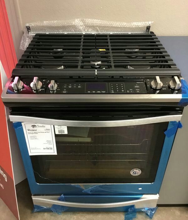 New! Whirlpool Slide In Gas Stove Oven With Convection 🔥