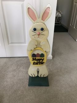 Wooden Easter bunny