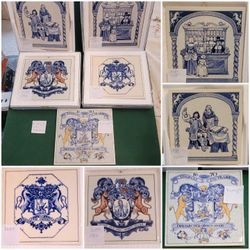 1980's - Delft Holland Pharmacist's 6"x6" Ceramic Tiles- $18 each - Holmdel NJ 