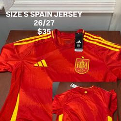 Spain 26-27 World Cup jersey s and M