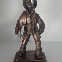 Fireman Firefighter Statue Sculpture