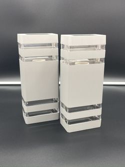 2x Modern LED Waterproof Wall Lamps GRAY