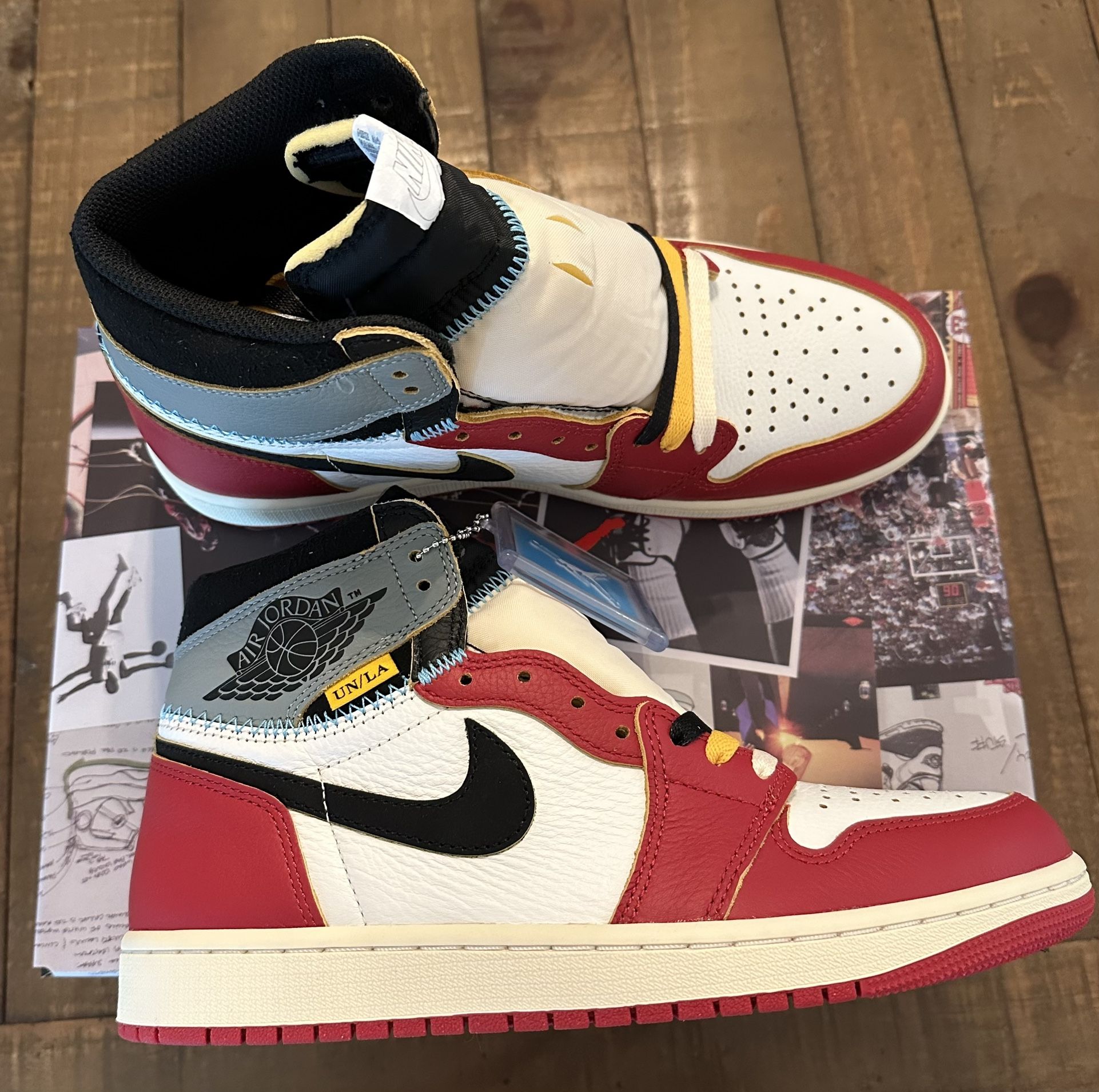 Jordan 1 Retro High OG SP Union LA Chicago Shadow Mens Size 9