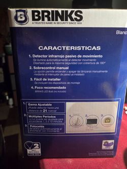 Motion activated security lighy