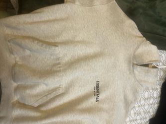 Oatmeal color essentials hoodie