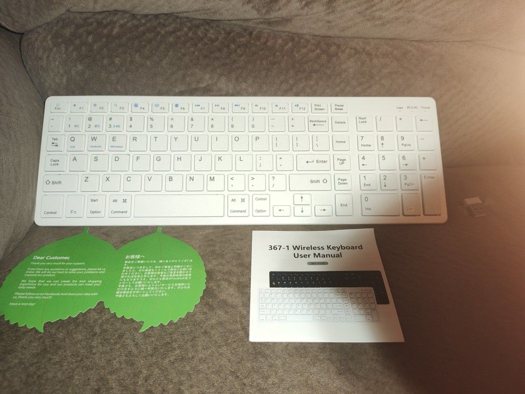 367-1 Dual-Mode Wireless Bluetooth Keyboard
