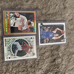 Cooper Flagg rookie card , Jackson Holiday orange refractor 23/25, Shohei Ohtani ace card
