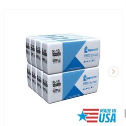 50% OFF - Knauf R19 Unfaced Fiberglass Insulation 24×96 Batts 2x6 Steel Frame - 8 Bags