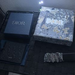 Dior Wallet And Belt