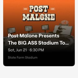Post Malone -2 Tickets