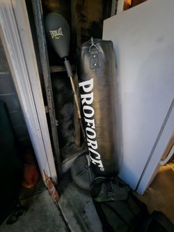 Punching Bag On A Pole