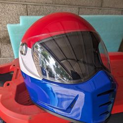 Full Face Motorcycle Helmet For Captain America - Biltwell Lane Splitter