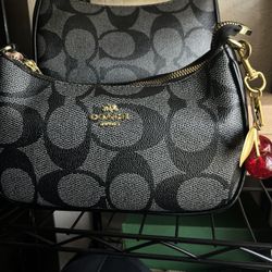 Cherry Black Coach Purse🍒