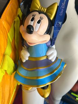 Walt Disney World 50th Anniversary Celebration Sipper Cup Lanyard Minnie Mouse