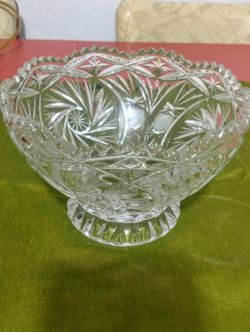 Crystal Footed Bowl