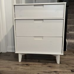 3 Drawer Dresser White