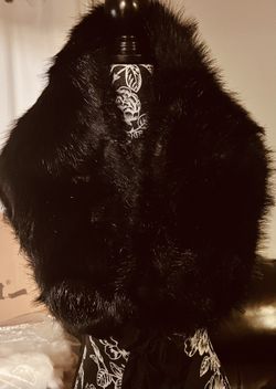 Faux Fux Scarf - Black