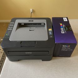Brother Toner Printer with New Toner 