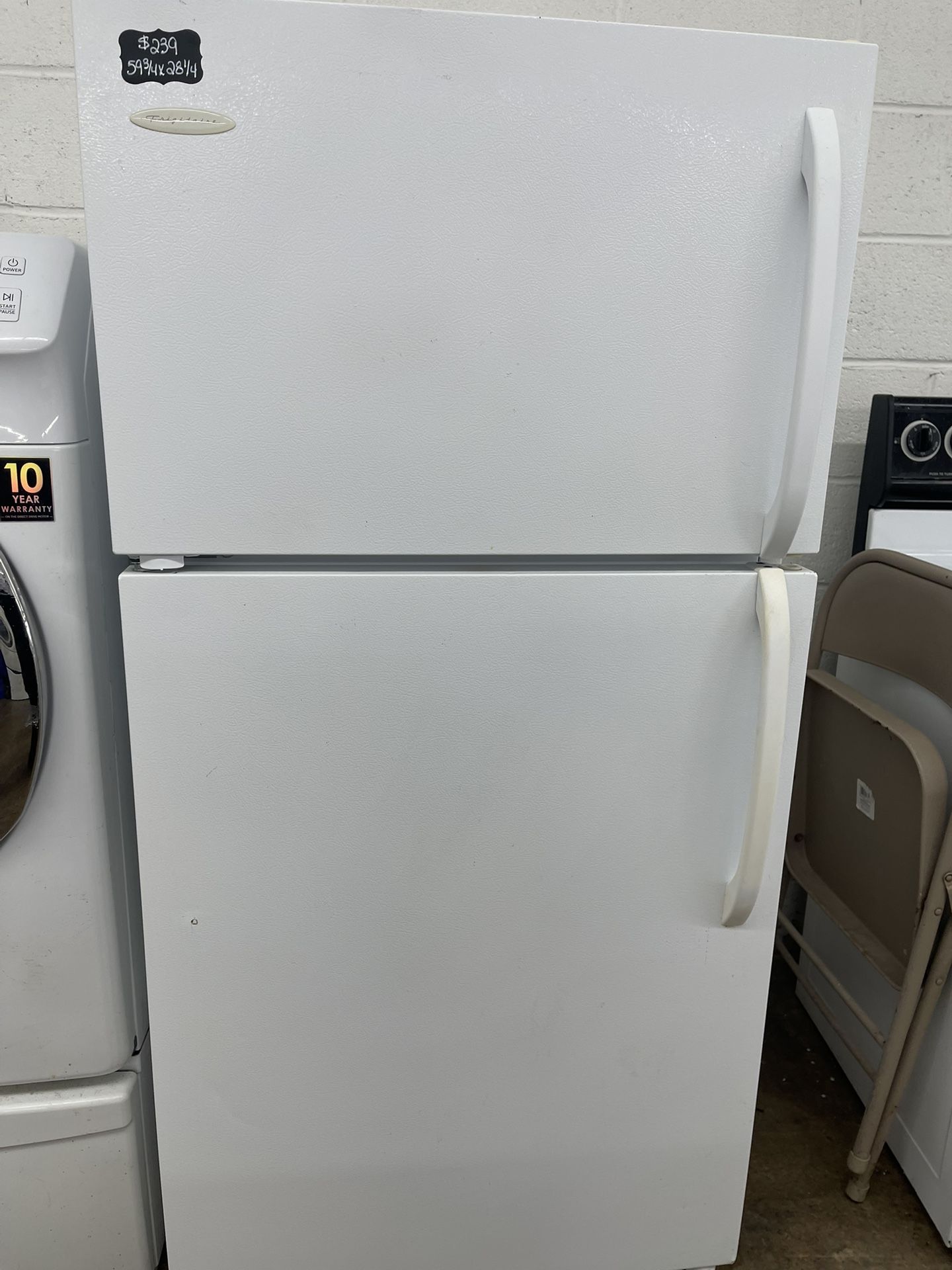 Frigidaire 15 CF Refrigerator - 59.75” H x 28” W - Stove Also Available! We Can Deliver!!