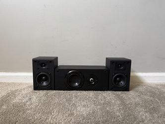 Monoprice Home Theater Center Channel Speaker and Surround Speakers