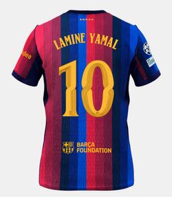 New Barcelona Lamine Yamal Jersey S M L XL XXL
