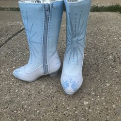 Disney's Frozen Elsa Dress Up Boots - Size 7/8
