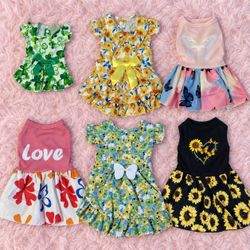 Adorable Dog Dresses Available 🐾 $8ea