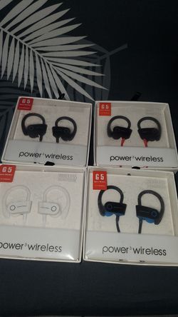 Power wirless head phones Bluetooth