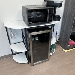 Microwave, Kurig, Mini Fridge Danby And Mini Bar Set Up Complete Or Separate 