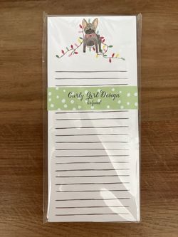 Frenchie notepad
